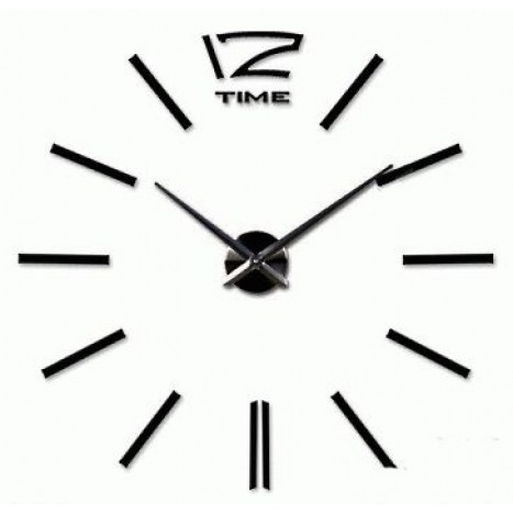 Часовые символы для 12 часовых настенных часов из комплекта часов 12B-203 (цвет ЧЕРНЫЙ)