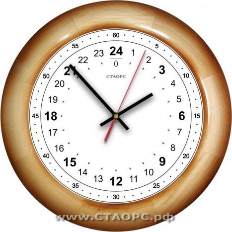 Часы № 03-1-0 - 24 часовые
