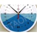 Часы № Zn-17-6 - 24 часовые обратного хода с секторами синего цвета