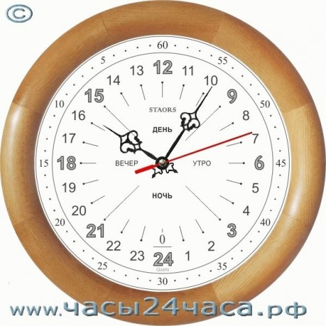 Часы Zn-2H-24-2 часы 24 часовые обратного хода