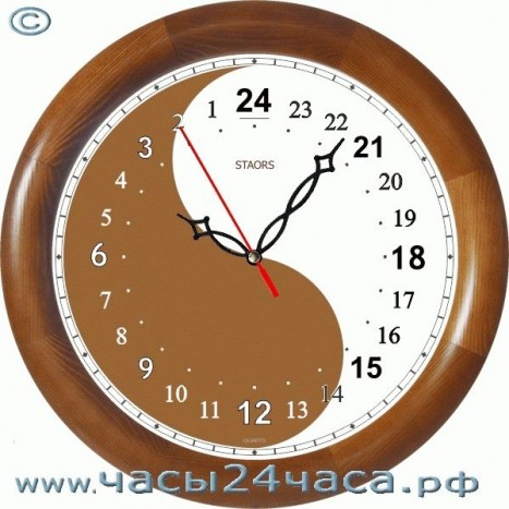 Часы № Zn-113H-2 часы 24 часовые обратного хода