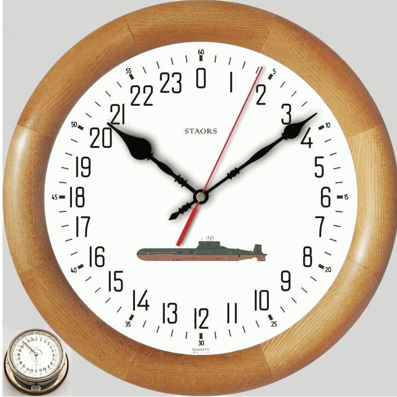 Часы с циферблатом 24