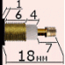 Часовой набор 12.B-3Д-Zn - реверс (из 3 деталей) Ø до 1,5 м