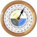 Славянские 2020-24-16-DN-b - часы с двумя шкалами на 24 и 16 часов в деревянном корпусе