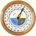 Славянские 2020-24-16-DN-b-REW - часы с двумя шкалами на 24 и 16 часов, обратного хода в деревянном корпусе
