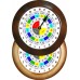 Славянские 24-16 плюс, часы с одной стрелкой и двумя шкалами на 16 и 24 часа, 16 часовая шкала увеличена