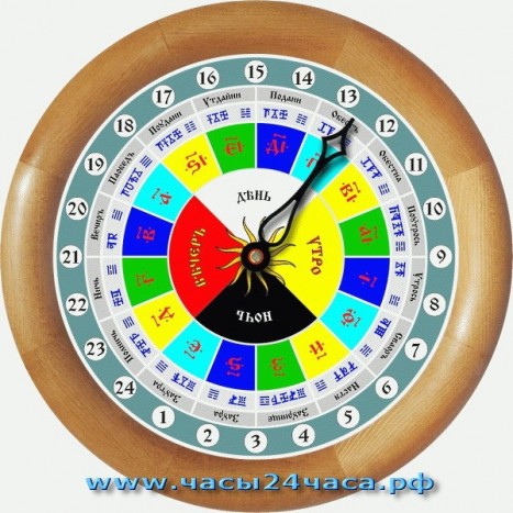 Славянские 24-15-1 - часы 16 часовые - адаптированы для 24 часов