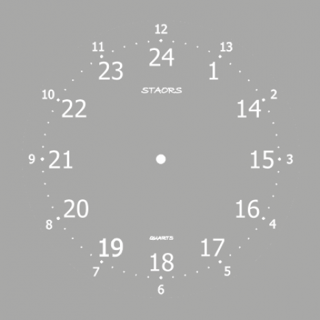 Часы с цифрами на циферблате